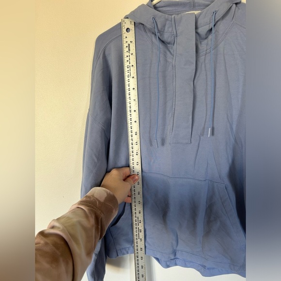 KNIX Good to Go Fleece Oversized Hoodie Blue Small - Picture 7 of 9